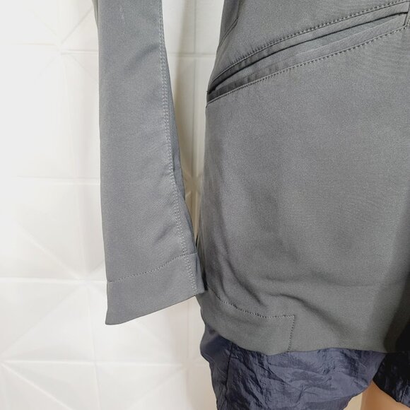 Nau Men's Gray Long Sleeve Single Breast Button-Front Blazer Jacket Size L - Picture 5 of 7